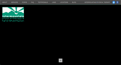 Desktop Screenshot of intermountainpt.com